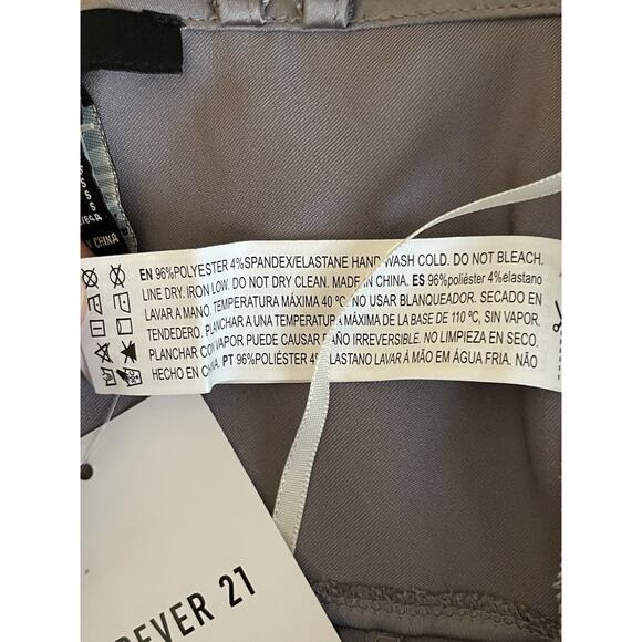 Y2K Forever 21 Corset Bustier Top Size Small Satin Coquette V Hem Party Club NWT - Picture 6 of 10